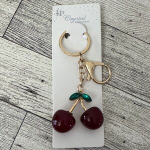 UP Crystal Collection Cherry Bag Charm/Keychain NWT
